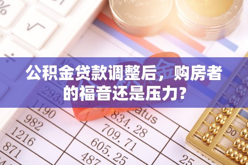 定陶公积金贷款调整后，购房者的福音还是压力？