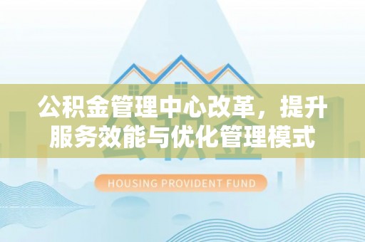 定陶公积金管理中心改革，提升服务效能与优化管理模式