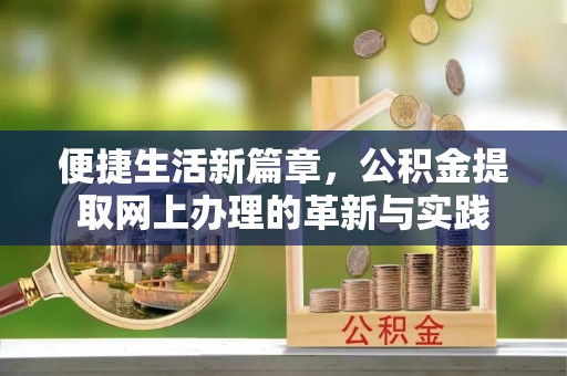 定陶便捷生活新篇章，公积金提取网上办理的革新与实践