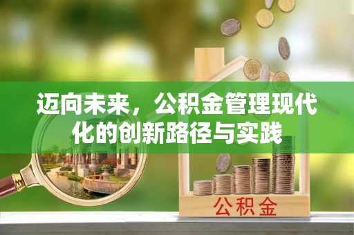 定陶迈向未来，公积金管理现代化的创新路径与实践