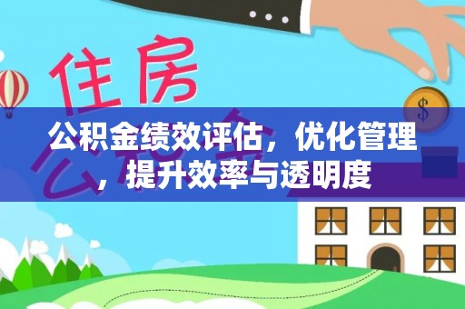 定陶公积金绩效评估，优化管理，提升效率与透明度