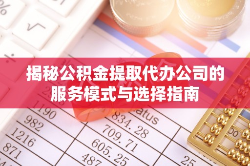 定陶揭秘公积金提取代办公司的服务模式与选择指南