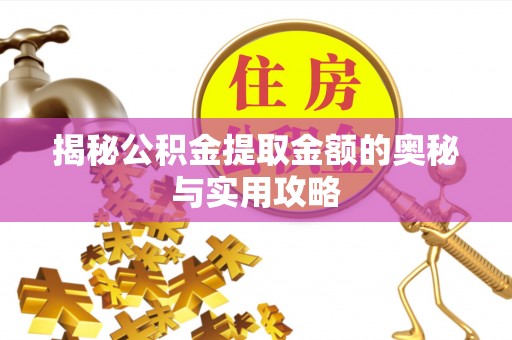 定陶揭秘公积金提取金额的奥秘与实用攻略