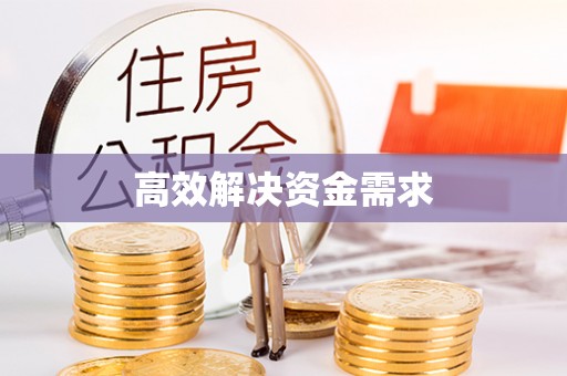 定陶高效解决资金需求