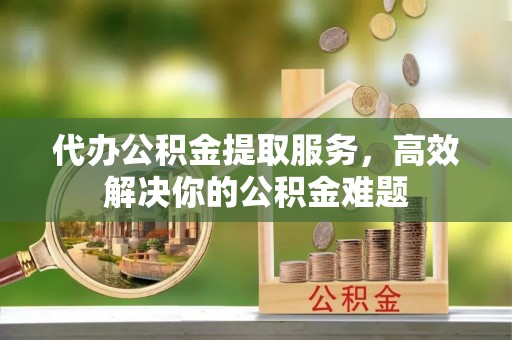 定陶代办公积金提取服务，高效解决你的公积金难题