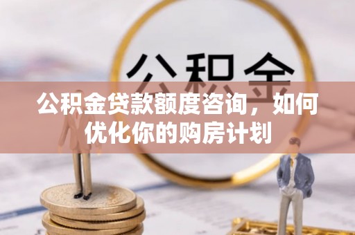 定陶公积金贷款额度咨询，如何优化你的购房计划
