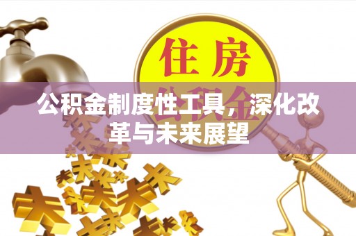 定陶公积金制度性工具，深化改革与未来展望