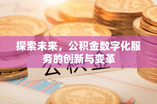 定陶探索未来，公积金数字化服务的创新与变革
