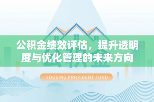 定陶公积金绩效评估，提升透明度与优化管理的未来方向