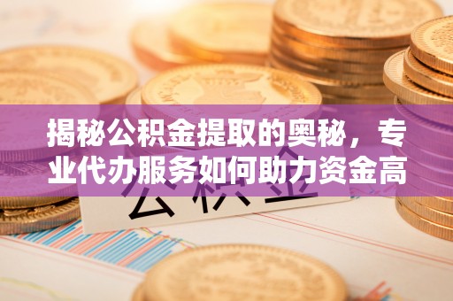 定陶揭秘公积金提取的奥秘，专业代办服务如何助力资金高效管理