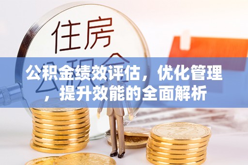 定陶公积金绩效评估，优化管理，提升效能的全面解析