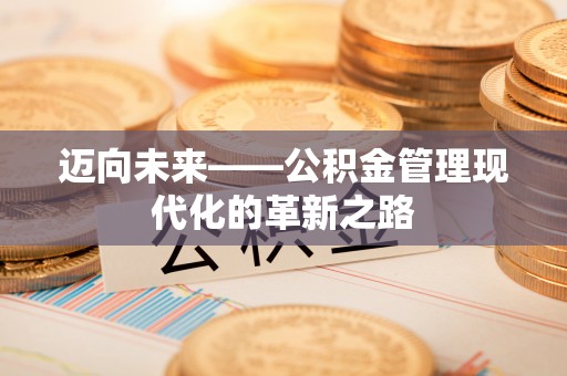 定陶迈向未来——公积金管理现代化的革新之路
