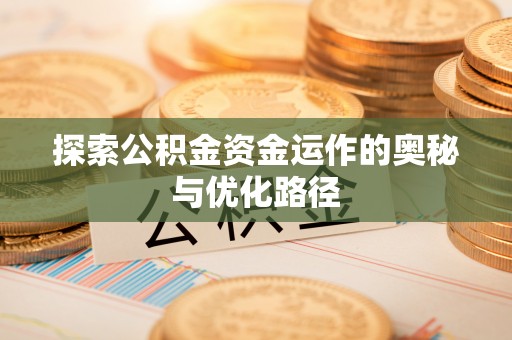 定陶探索公积金资金运作的奥秘与优化路径