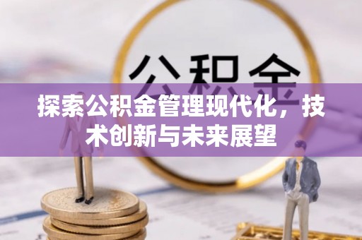 定陶探索公积金管理现代化，技术创新与未来展望