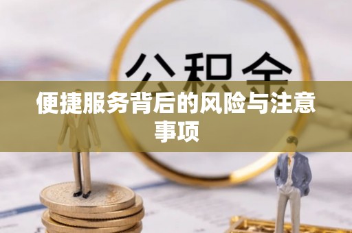 定陶便捷服务背后的风险与注意事项