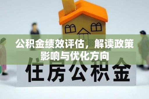 定陶公积金绩效评估，解读政策影响与优化方向